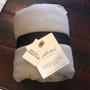 Magnolia Hearth & Hand 1 Gray Euro Quilted Sham